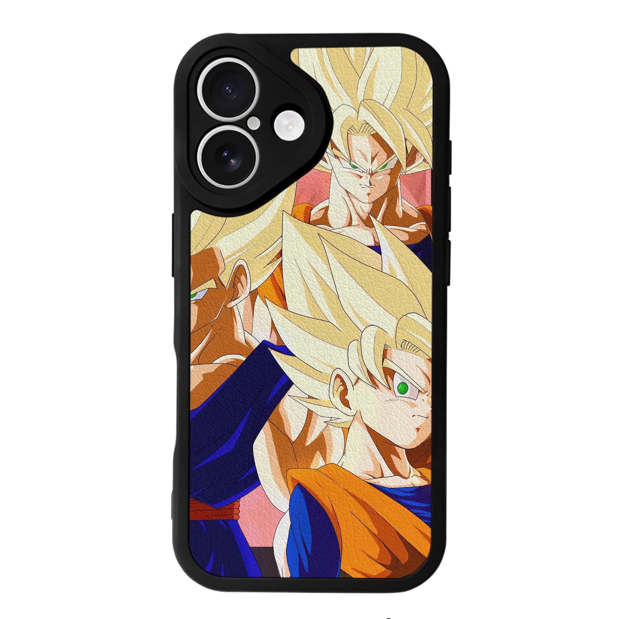 （画像用） ドラゴンボール DRAGON BALL 【iPhone 16シリーズ対応】シリコンスマホケース（レザー調） 材質：シリコン